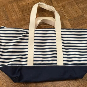 NWOT Beach Boat Tote Striped Bag